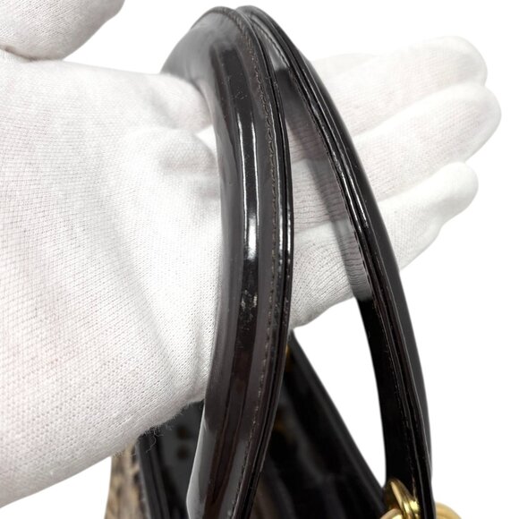 Christian Dior Vintage 2007 Lady Dior Pony Calf Hair Leopard Tote Bag [106048] - Picture 10 of 14